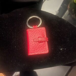 Red coach key chain